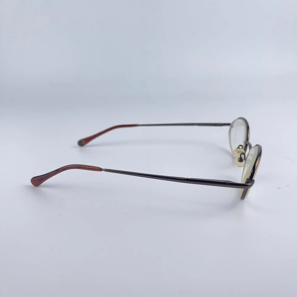 Hilco A2 Eyewear SG102 Unisex Eyeglasses Frame Brown‎ Full Rim Oval 49-19-135mm